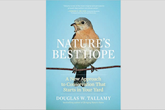 Bird on book cover of Doug Tallamy's &quot;Nature's Best Hop